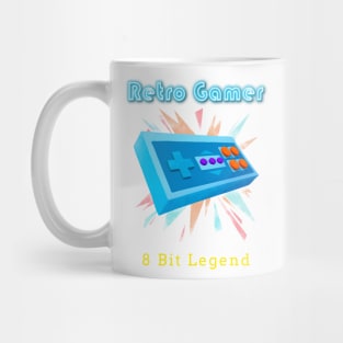 Retro Gamer Logo 23 Mug